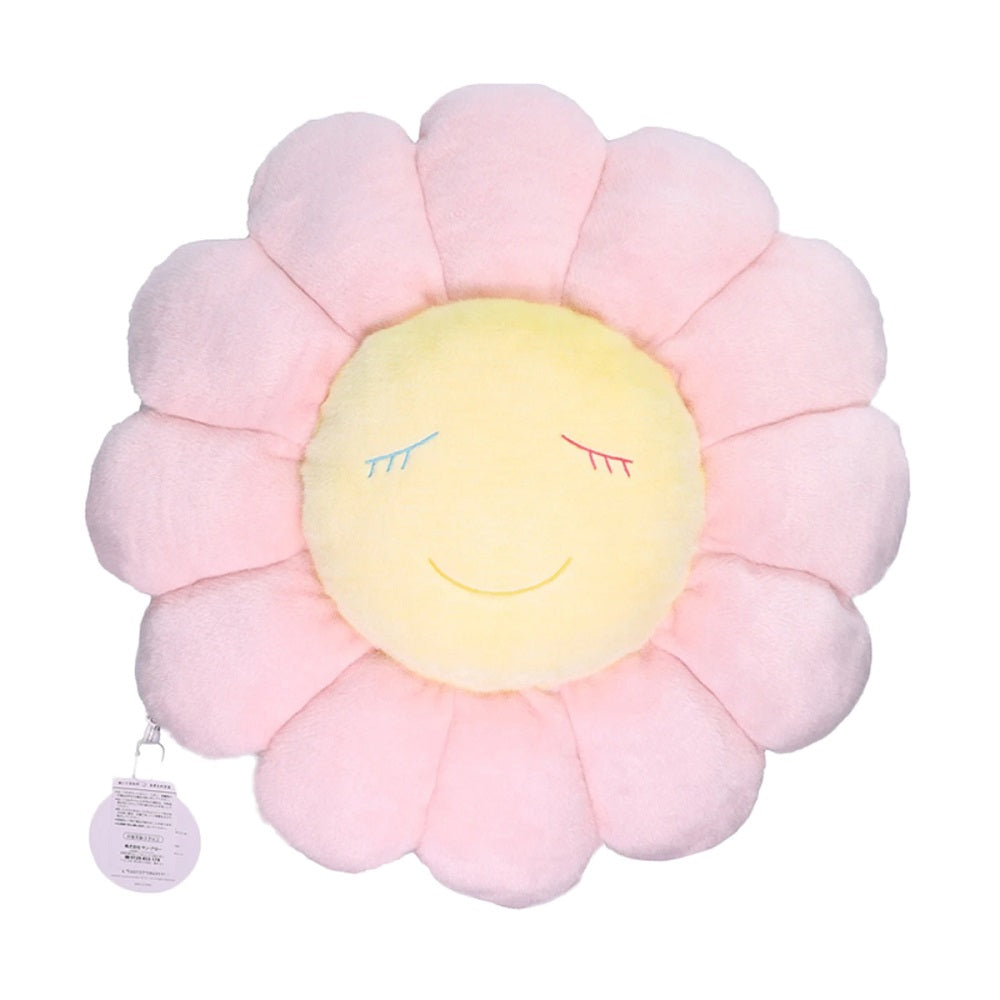 Takashi Murakami Kaikai Kiki Flower Plush Cushion Light Pink (30cm) TAKASHI MURAKAMI TAKASHI MURAKAMI - originalfook singapore