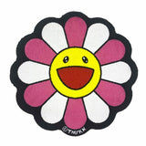 TAKASHI MURAKAMI Kaikai Kiki Flower 70cm Floor Rug Pink White TAKASHI MURAKAMI TAKASHI MURAKAMI - originalfook singapore