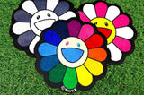 TAKASHI MURAKAMI Kaikai Kiki Flower 70cm Floor Rug Pink White TAKASHI MURAKAMI TAKASHI MURAKAMI - originalfook singapore