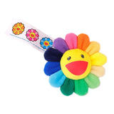 TAKASHI MURAKAMI Kaikai Kiki Flower Plush Badge Rainbow Keychain Pin TAKASHI MURAKAMI TAKASHI MURAKAMI - originalfook singapore