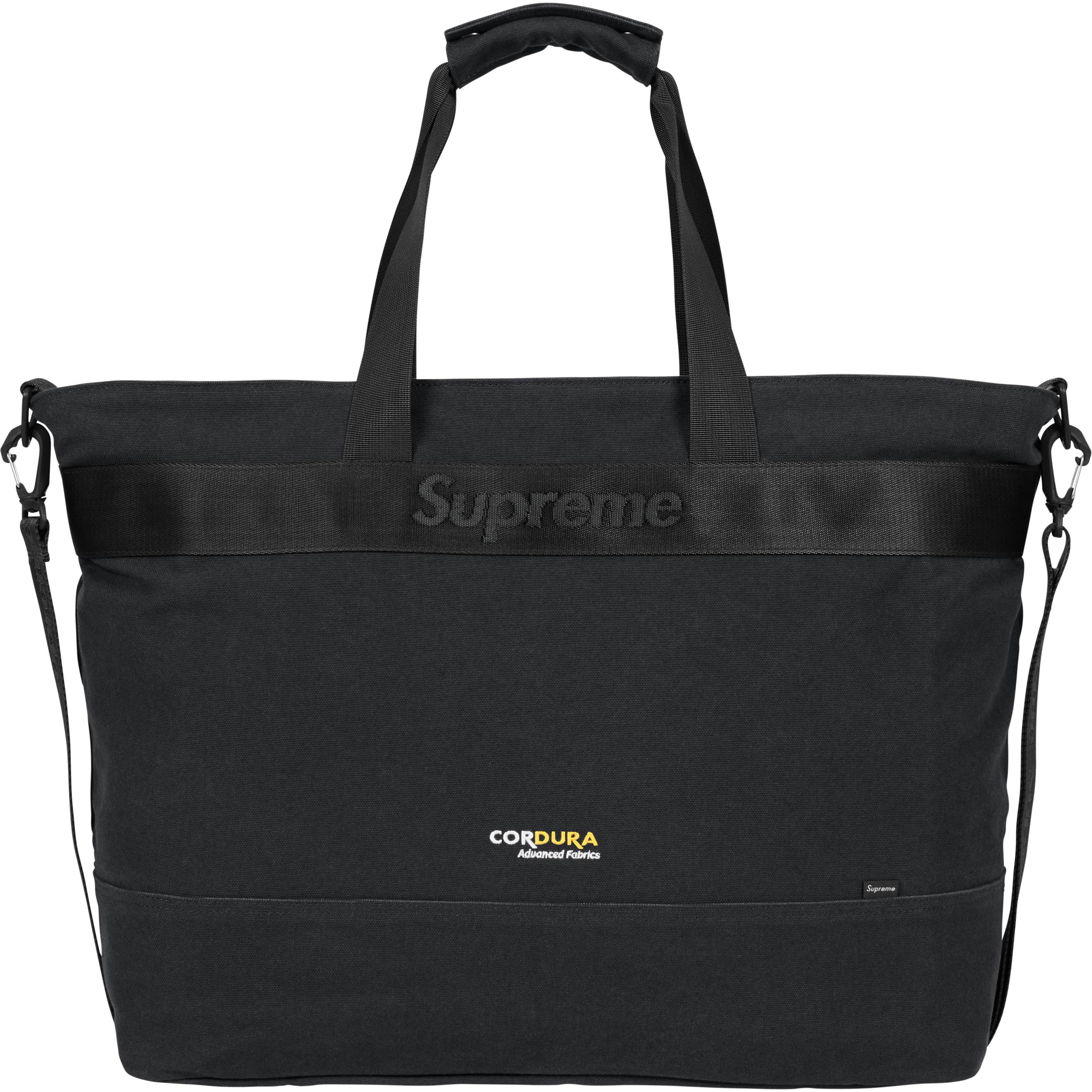 バッグ Supreme Canvas Tote Black Supreme Canvas Tote Bag 'Black' Unboxing (Fall/Winter 2021
