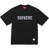 Supreme Twill Applique Patch Tee Black SUPREME SUPREME - originalfook singapore
