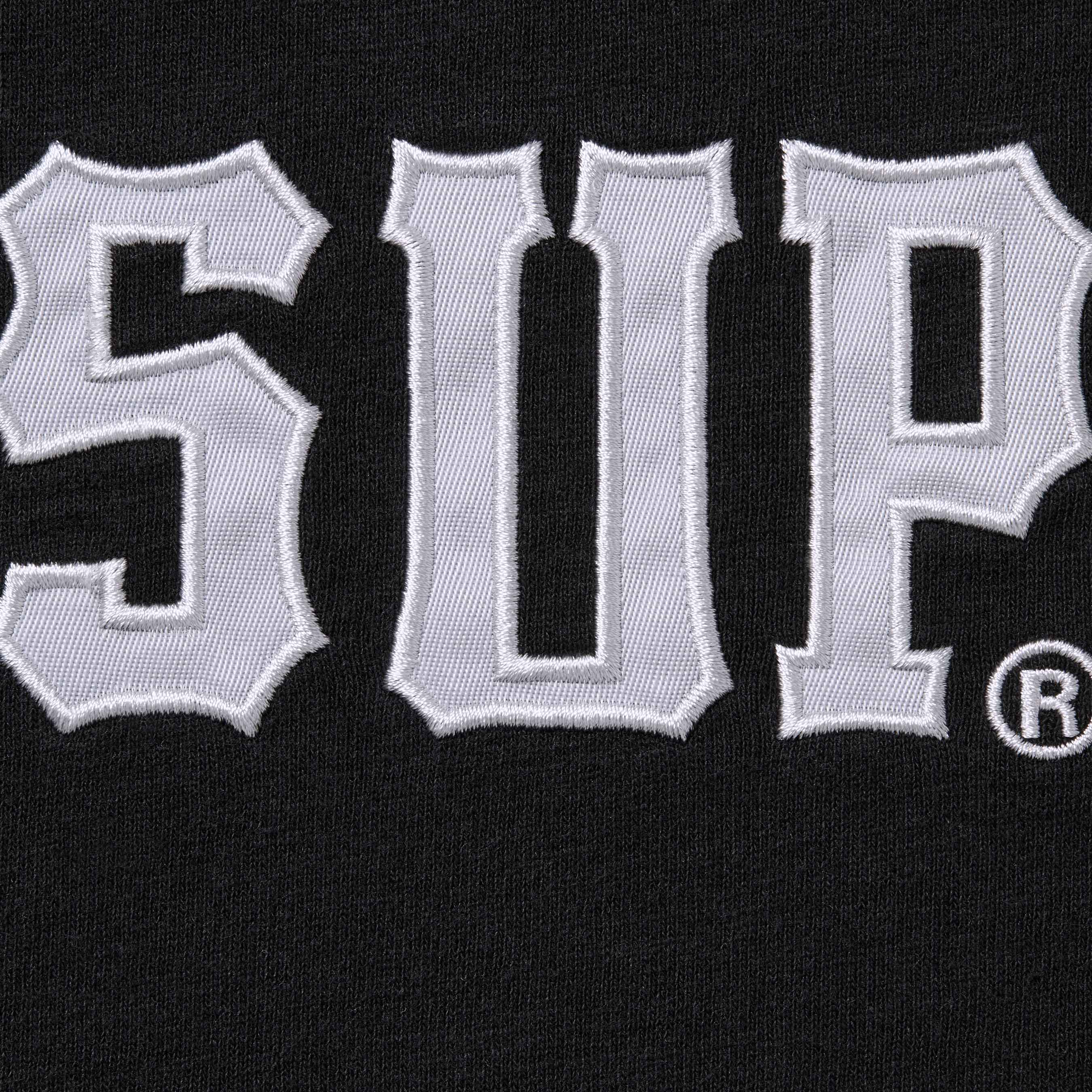 Buy Supreme Twill Applique Patch Tee Black online in