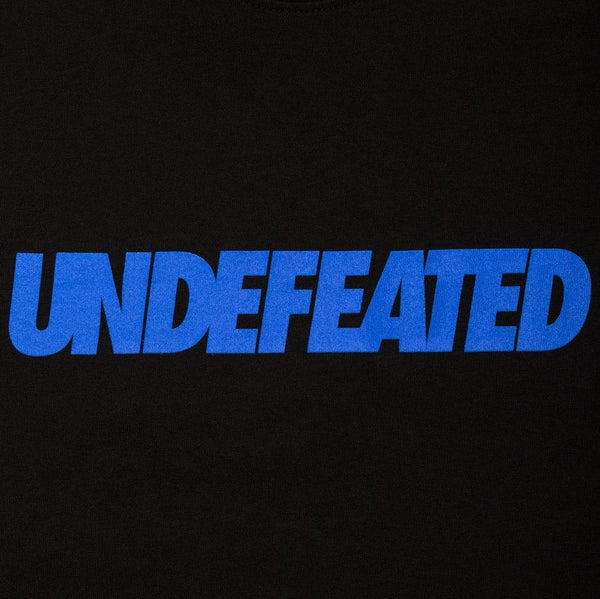 UNDEFEATED Blue Logo Tee Black undefeated undefeated - originalfook singapore