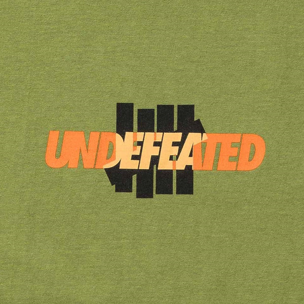 Undefeated Tri Tone Tee Olive undefeated undefeated - originalfook singapore