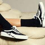 Vans Vault x Mastermind World Old Skool Bolt LX Sneakers Black Mastermind Japan Mastermind Japan - originalfook singapore