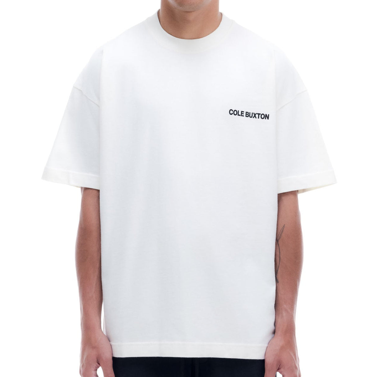 Cole Buxton Signature Tee White