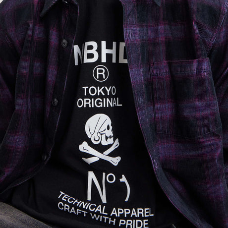 Neighborhood SS-08 Skull Tee Black - ORIGINALFOOK