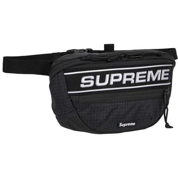 Supreme Reflective Logo Waist Bag Black supreme supreme - originalfook singapore