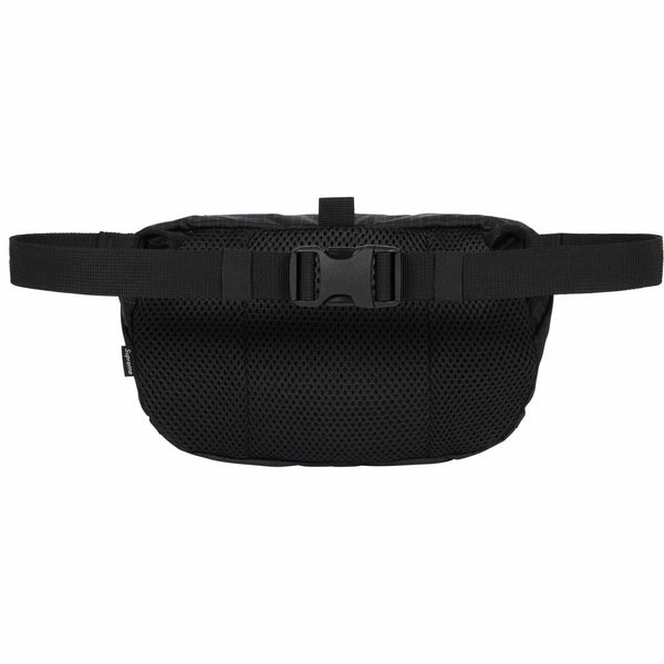 Supreme Reflective Logo Waist Bag Black supreme supreme - originalfook singapore