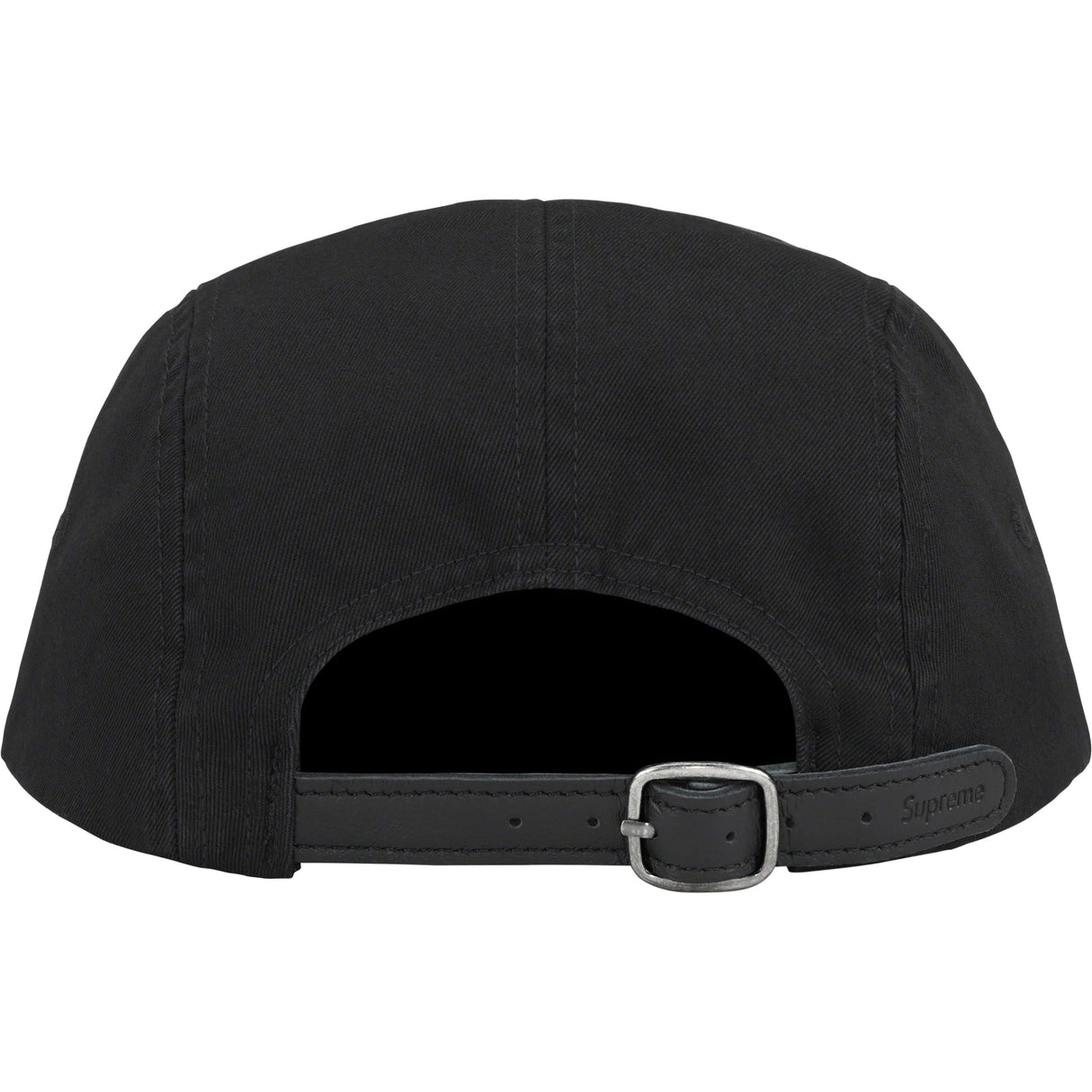 Supreme Washed Chino Twill Camp Cap Black supreme supreme - originalfook singapore