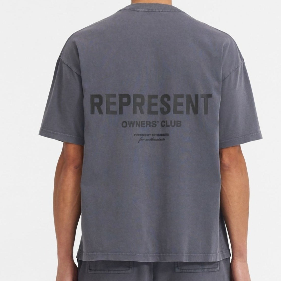 Represent Owners Club Logo Tee Storm REPRESENT REPRESENT - originalfook singapore