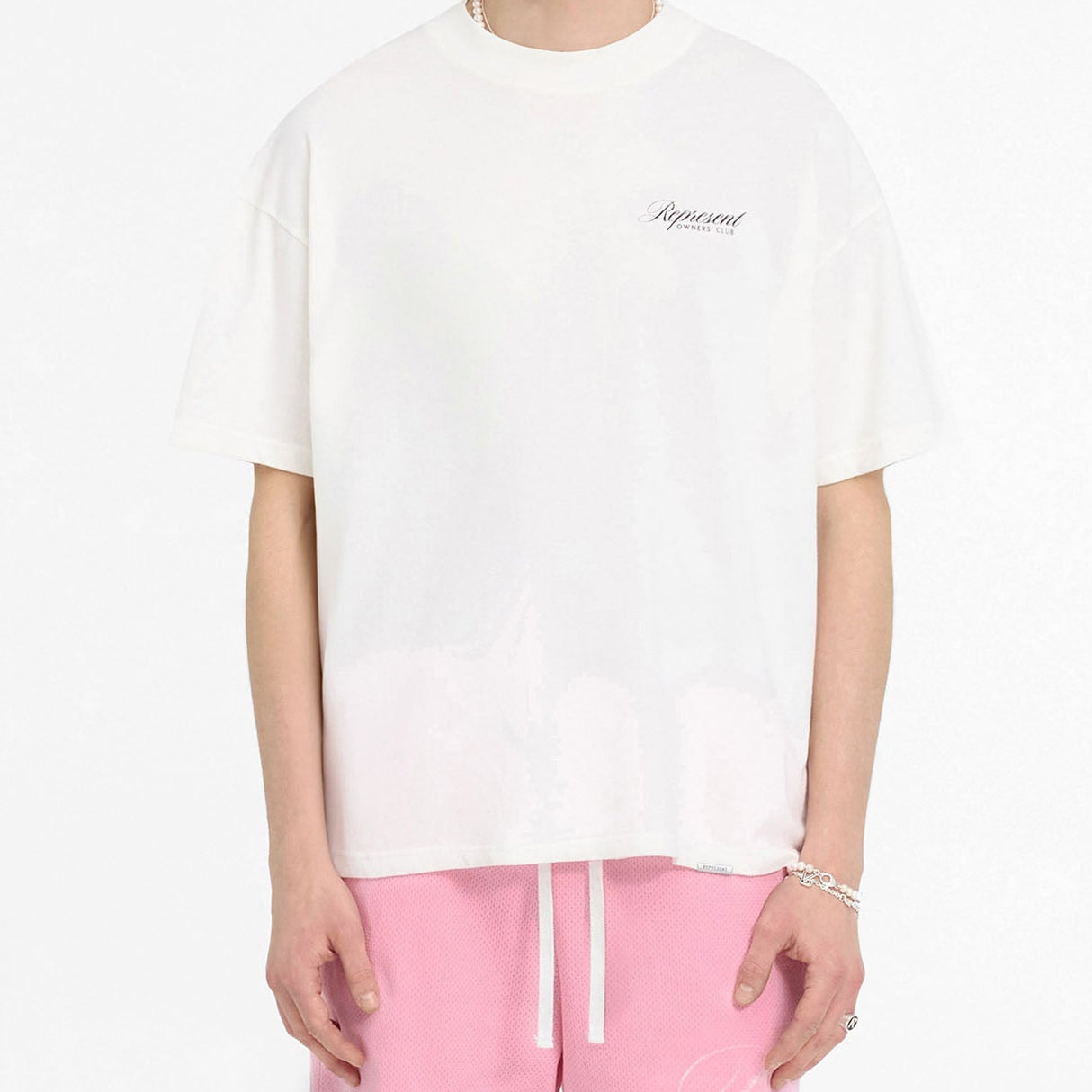Represent Owners Club Script Tee White REPRESENT REPRESENT - originalfook singapore