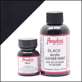 Angelus Leather Paint Black angelus angelus - originalfook singapore