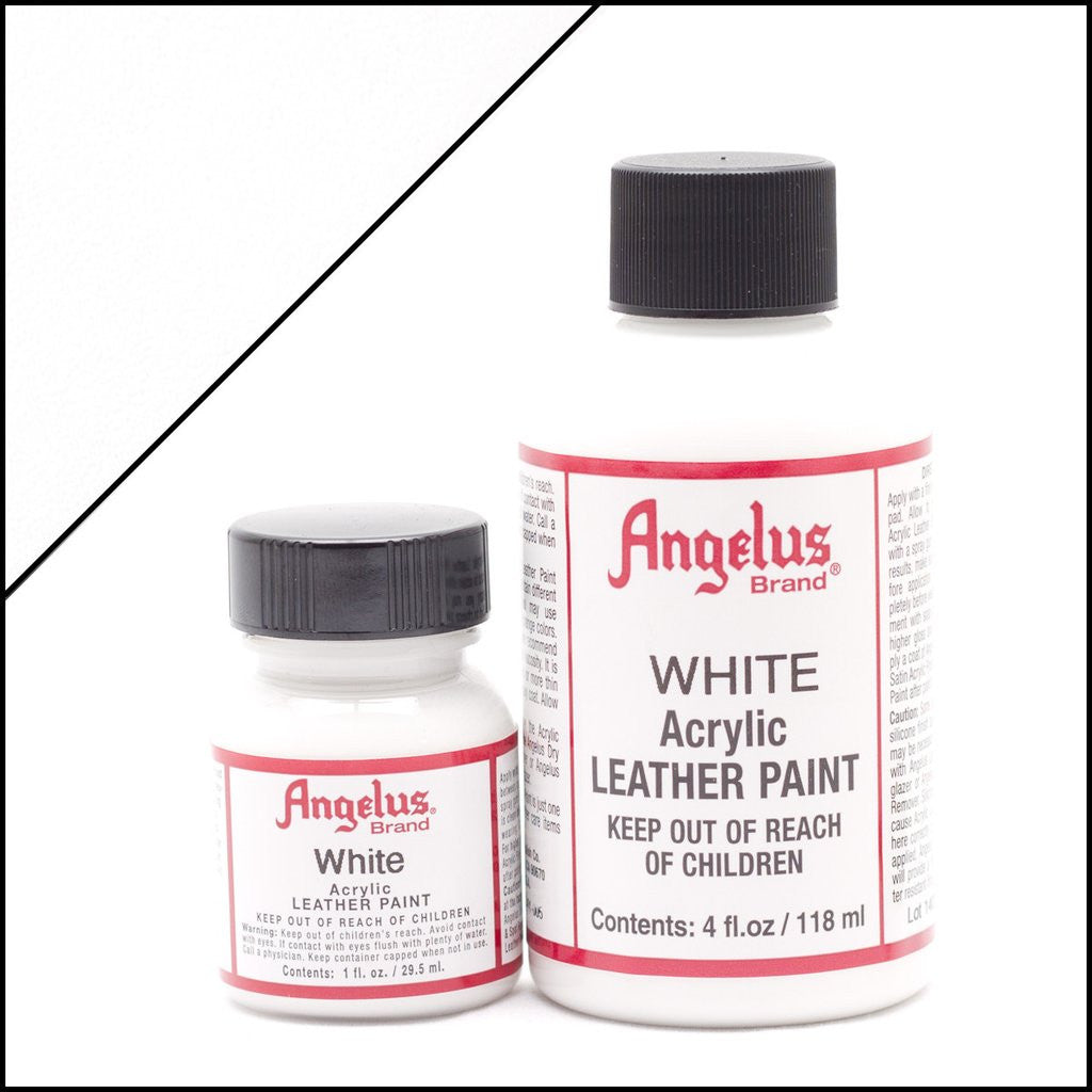 White leather shoe best sale paint