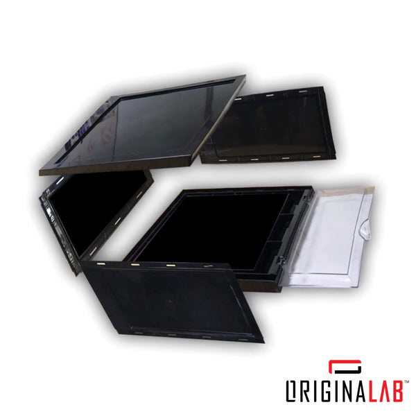 ORIGINALAB Premium Stackable Front Display Hard Case Shoe Box Black originalab originalab - originalfook singapore