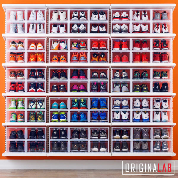 ORIGINALAB Premium Stackable Front Display Hard Case Shoe Box Clear originalab originalab - originalfook singapore