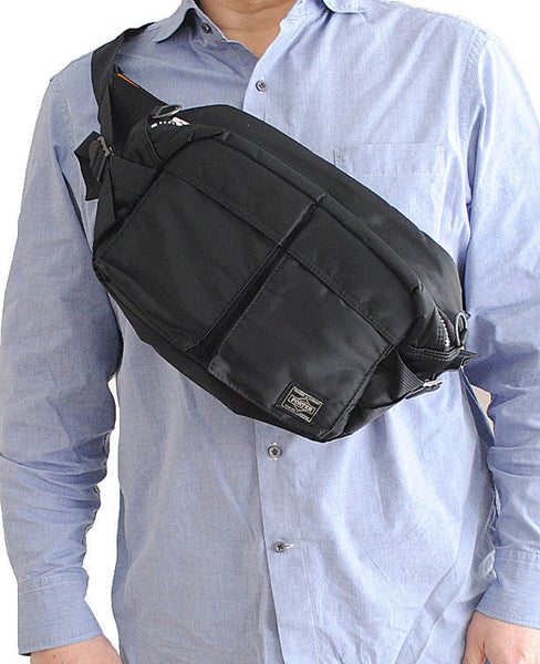 PORTER YOSHIDA JAPAN Tanker Waist Bag Black [622-78302] PORTER JAPAN PORTER JAPAN - originalfook singapore