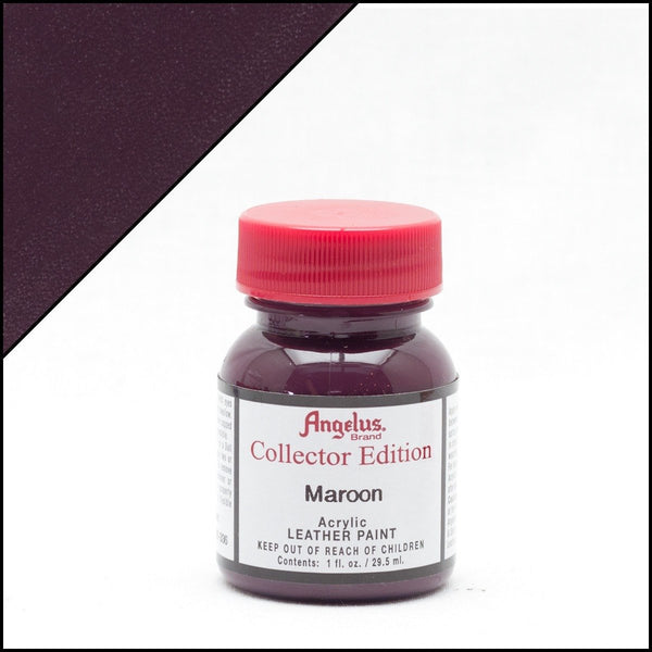 Angelus Leather Paint Collector Edition Maroon angelus angelus - originalfook singapore