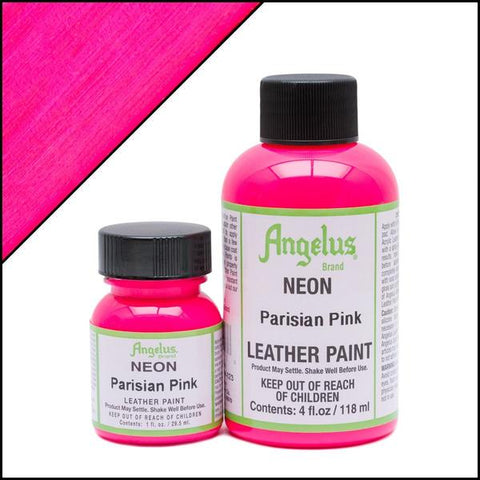 Angelus Leather Paint Neon Parisian Pink