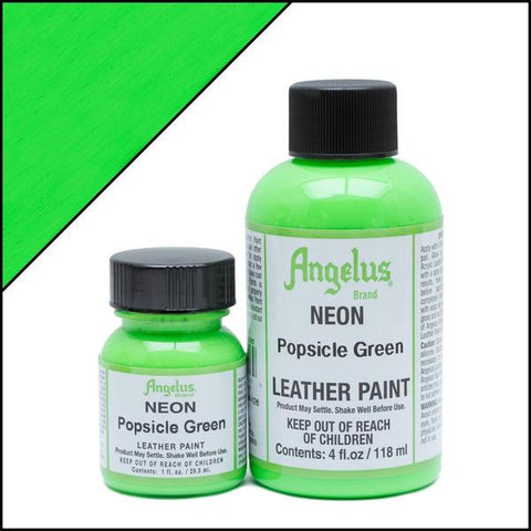 Angelus Leather Paint Neon Popsicle Green