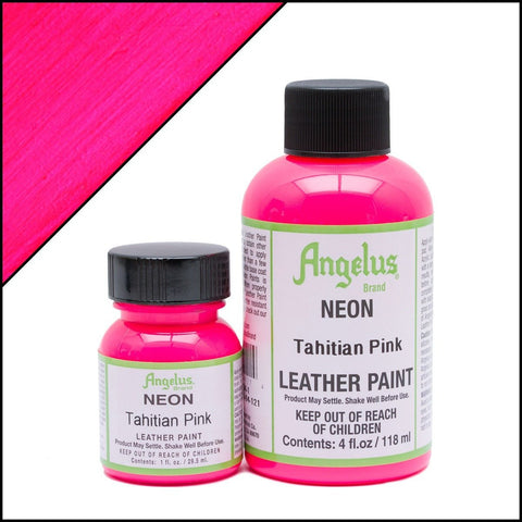 Angelus Leather Paint Neon Tahitian Pink