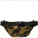 BATHING APE X PORTER YOSHIDA JAPAN Green Camo Cross Waist Bag BATHING APE BATHING APE - originalfook singapore