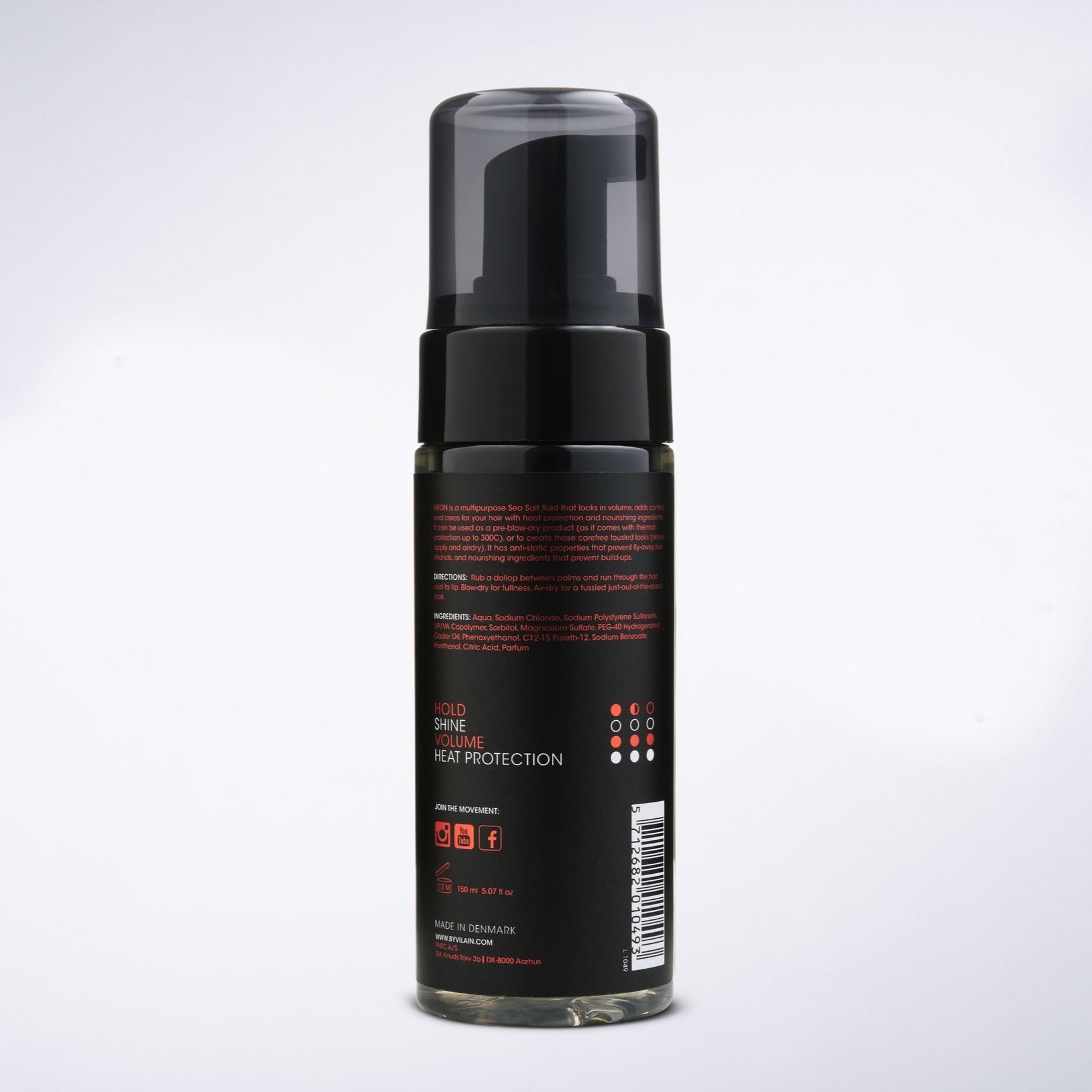 By Vilain Neon Sea Salt Foam Spray 150ml ORIGINALFOOK