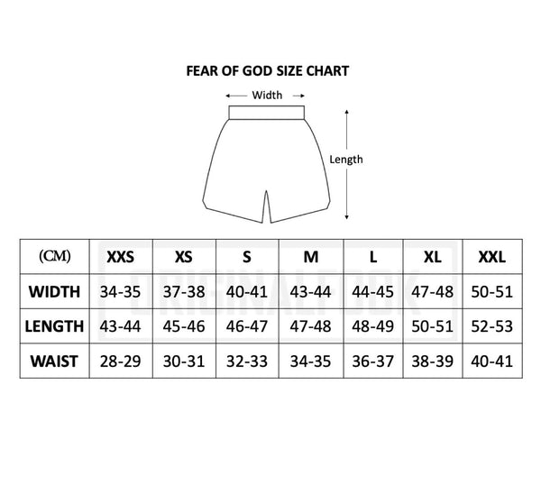 FEAR OF GOD Essentials Felt Logo Sweat Shorts Light Oatmeal | ORIGINALFOOK