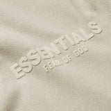 FEAR OF GOD Essentials Felt Logo Long Sleeve Tee Wheat FEAR OF GOD FEAR OF GOD - originalfook singapore