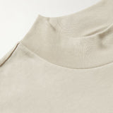 FEAR OF GOD Essentials Felt Logo Long Sleeve Tee Wheat FEAR OF GOD FEAR OF GOD - originalfook singapore