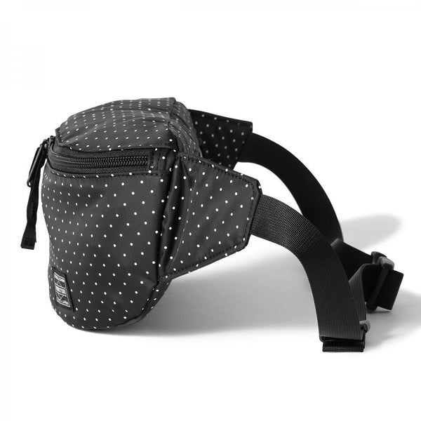 Head Porter Japan Black Beauty White Dot Waist Bag Head Porter Head Porter - originalfook singapore