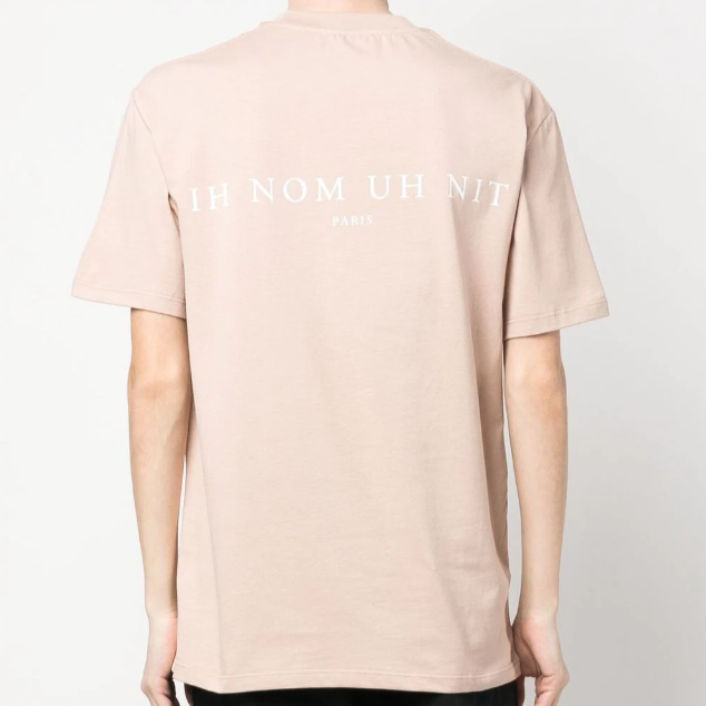 IH NOM UH NIT Paris Mask Authentic Tee Flesh NUS23297 IH NOM UH NI IH NOM UH NI - originalfook singapore