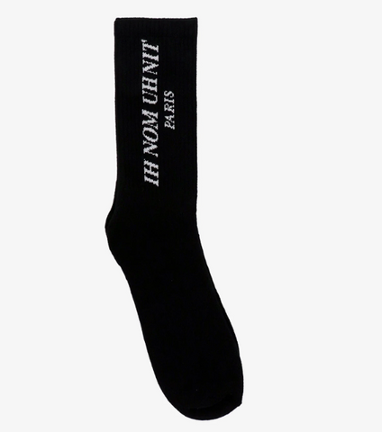 IH NOM UH NIT Paris Logo Socks Black