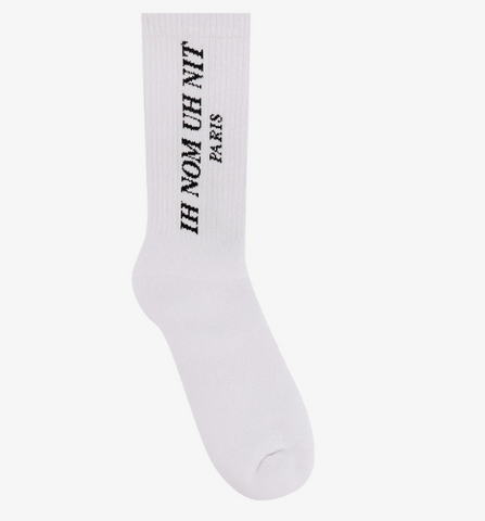 IH NOM UH NIT Paris Logo Socks White
