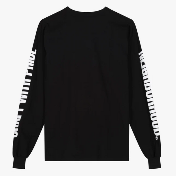 Neighborhood NH-1 LS Long Sleeve Tee Black Neighborhood Neighborhood - originalfook singapore