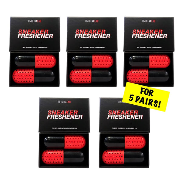 X5 PAIRS ORIGINALAB Sneaker Freshener Red Pills originalab originalab - originalfook singapore