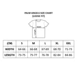 Palm Angels Tonal Palm Mock Neck Logo Tee Black Grey PALM ANGELS PALM ANGELS - originalfook singapore