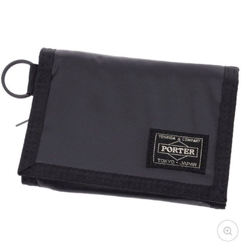 PORTER YOSHIDA JAPAN Capsule Wallet Black [555-06439]