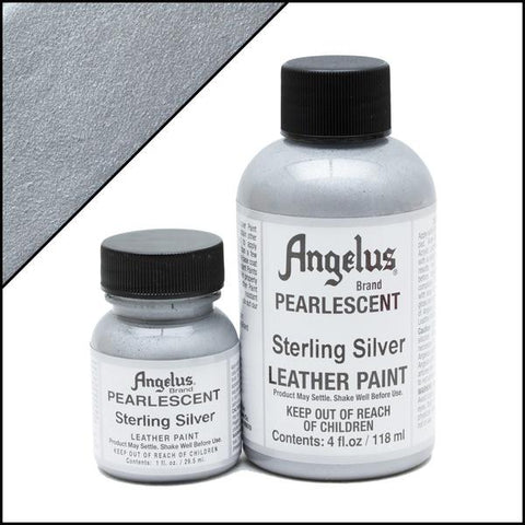 Angelus Pearlescent Leather Paint Sterling Silver
