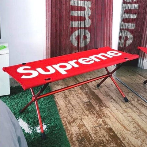 Supreme X Helinox Foldable Bench Red