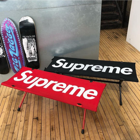 Supreme X Helinox Foldable Bench Red