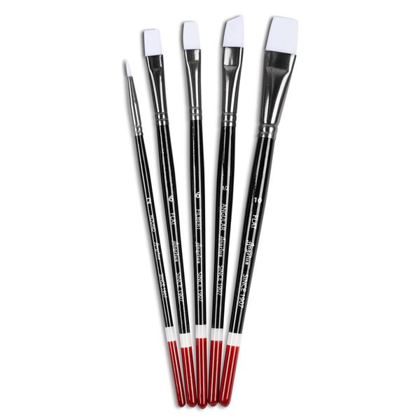 Angelus 5 Piece Paint Brush Set angelus angelus - originalfook singapore