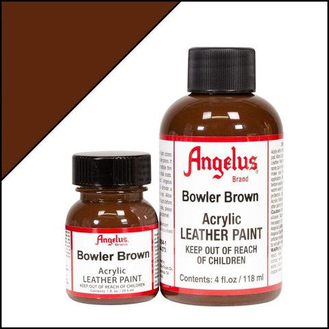 Angelus Leather Paint Bowler Brown