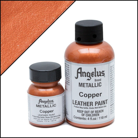 Angelus Leather Paint Metallic Copper