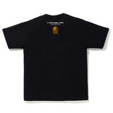 (25% OFF) BATHING APE Logo Tee Black BATHING APE BATHING APE - originalfook singapore