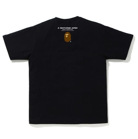 Bathing Ape Logo Tee Black