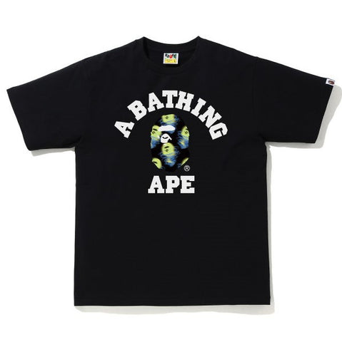 Bathing Ape Storm College Tee Black