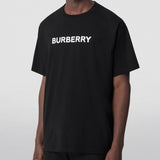 Burberry Classic Logo Oversized Tee Black BURBERRY BURBERRY - originalfook singapore
