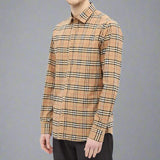 Burberry Simpson Check Long Sleeve Shirt BURBERRY BURBERRY - originalfook singapore